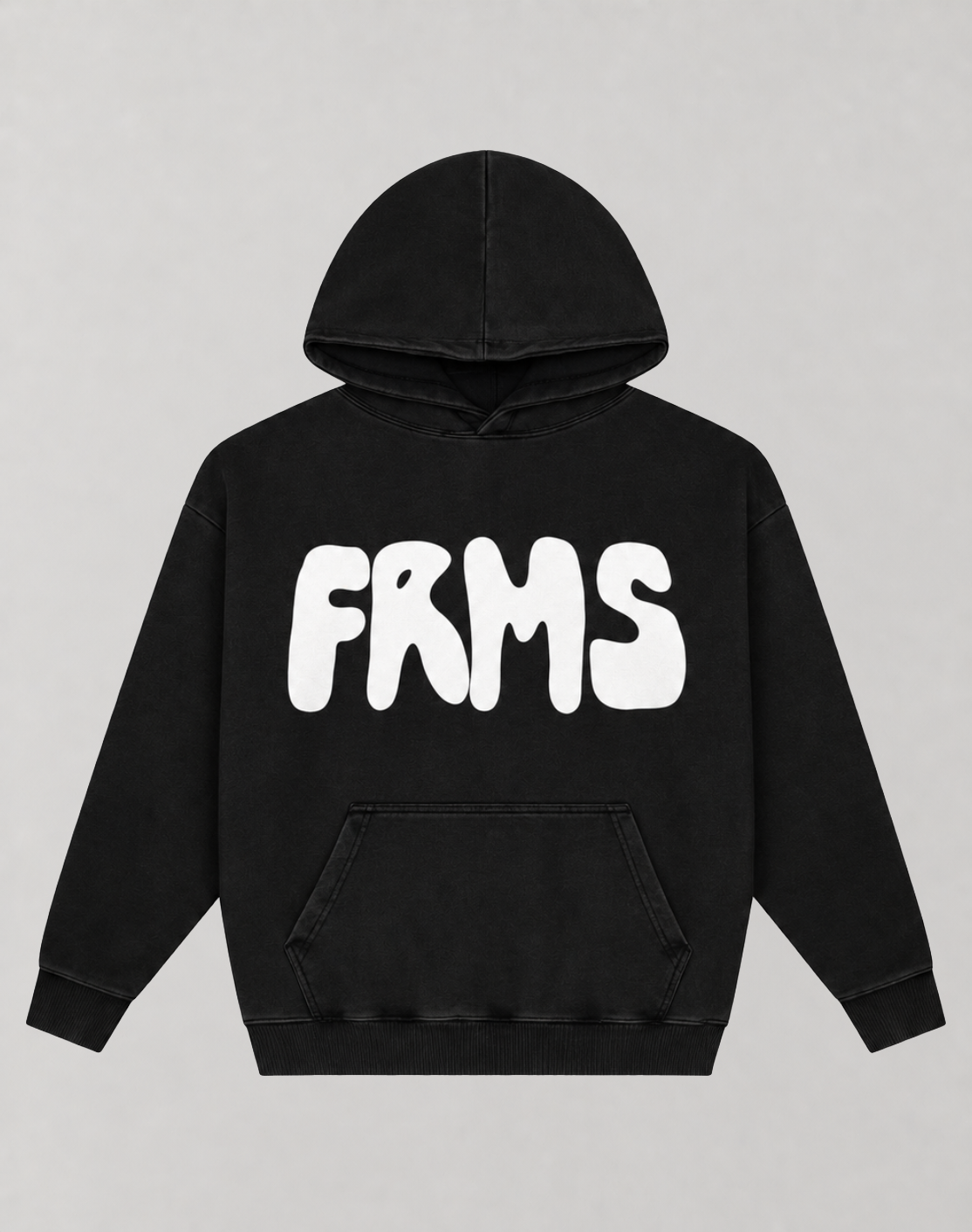 FRMS Logo Hoodie — Black